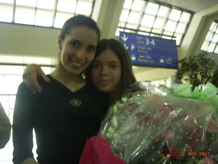 moi avec ma cousine zahra
